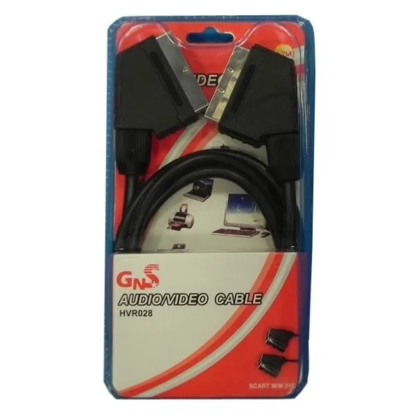 Cable EURO CONECTOR (1.2 m, SCART (21-pin), SCART (21-pin), Negro, Male connector/Male connector),Scart-Scart 1.2m M/M cable EURO CONECTOR SCART (21-pin) - imagen 5