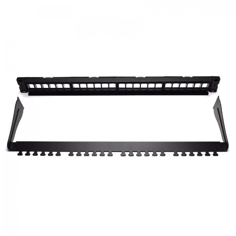 Wp modular white patch panel for 24 1u utp keystone modules - imagen 2