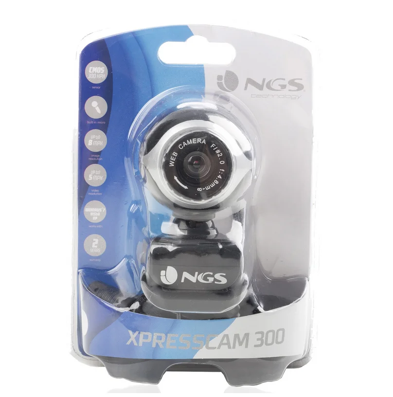NGS Xpresscam-300 Webcam VGA con Sensor CMOS y Micrófono Incorporado - imagen 3