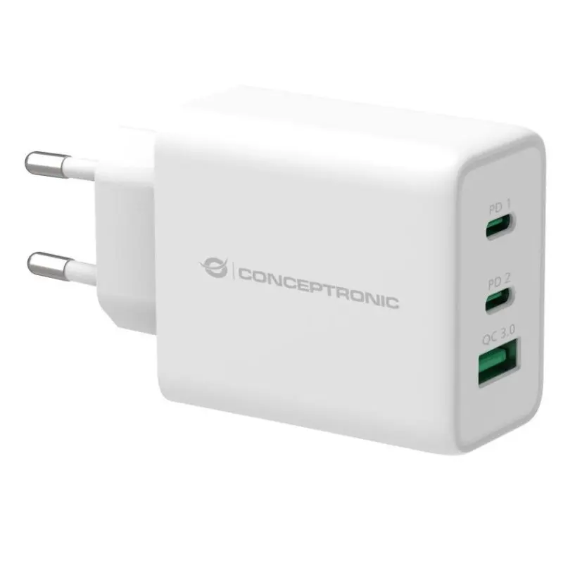 Conceptronic usb 3.0/usb-c quickcharge charger