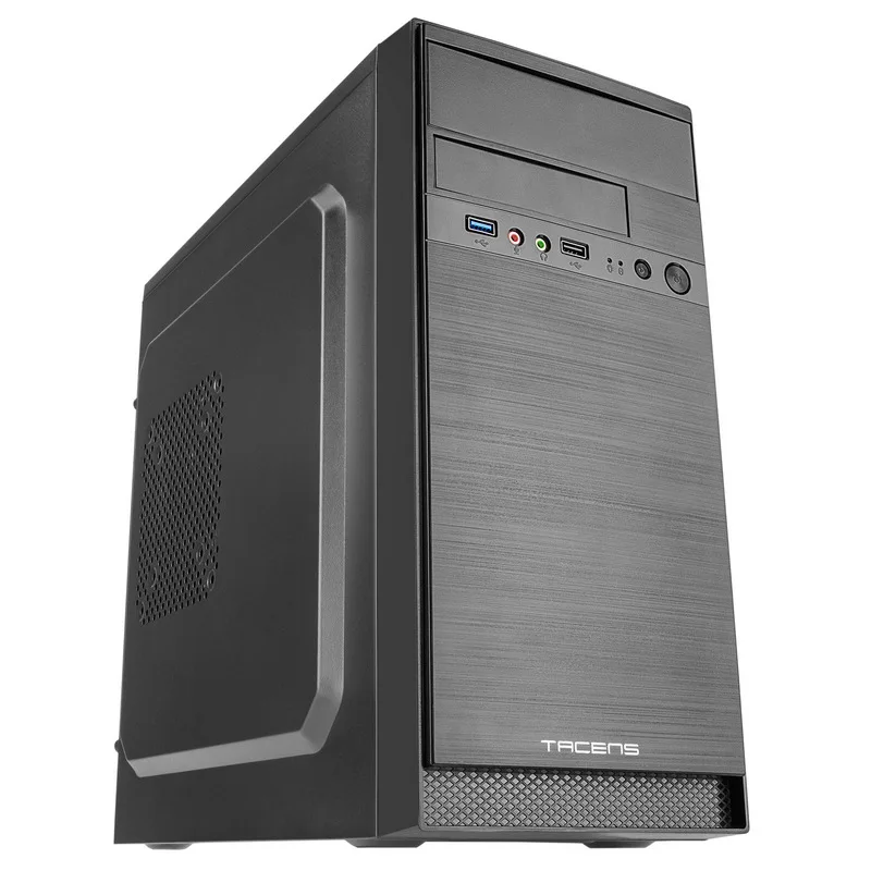 Tacens Anima AC4 USB 3.0 Negro - Caja Compacta Microatx con Bahías para Discos Duros y Conectividad USB 3.0