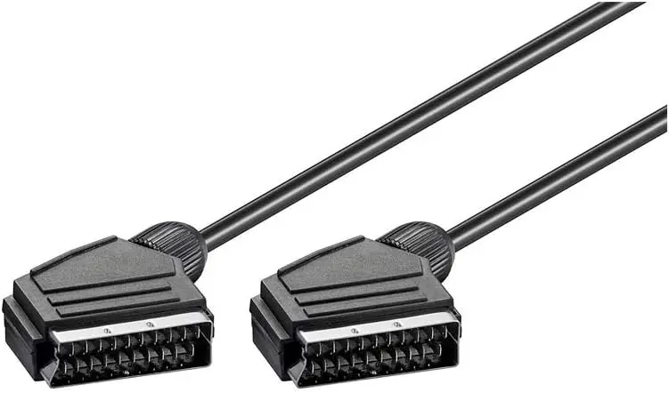 Cable EURO CONECTOR (1.2 m, SCART (21-pin), SCART (21-pin), Negro, Male connector/Male connector),Scart-Scart 1.2m M/M cable EURO CONECTOR SCART (21-pin) - imagen 3