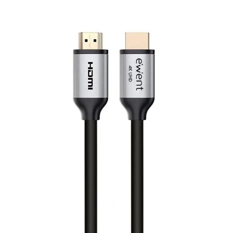Ewent hdmi 2.0 cable with ethernet 1.8m black