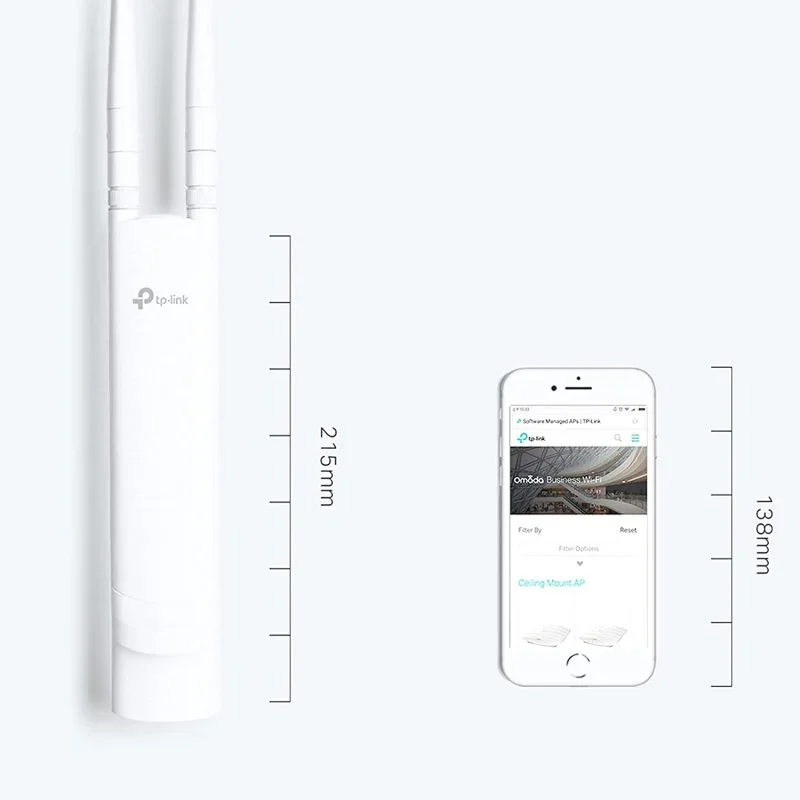 TP-Link EAP110-OUTDOOR Punto de Acceso Inalámbrico N a 300mbps para Exteriores - imagen 3
