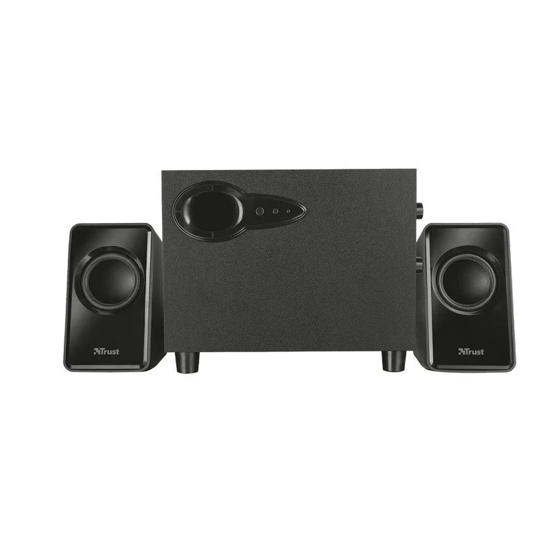 Trust Avora 2.1 Altavoces 9W para PC con Subwoofer de Madera y Alimentación por USB