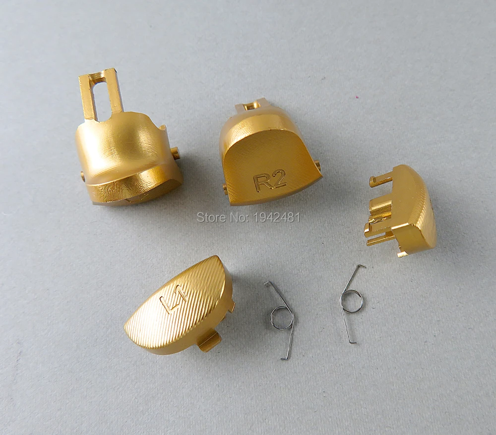 3 juegos de botones de gatillo de Metal de aluminio coloridos L1 R1 L2 R2 con resorte para ps4 JDS040 jdm040 - imagen 5