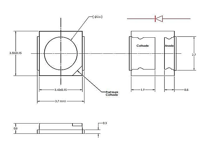 50-1000 Uds 2W 6V 3V 1W 3535 SMD LED reemplazar TV Innotek LCD TV cuentas de luz trasera TV aplicación de reparación de diodo de retroiluminación - imagen 4