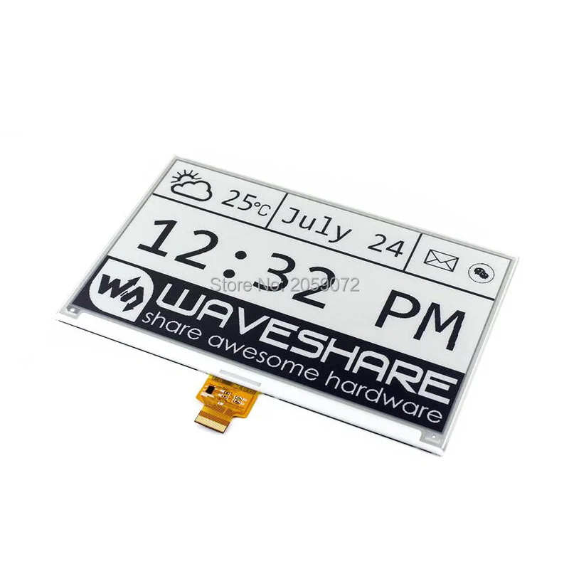 Pantalla de tinta de 7,5 pulgadas, papel electrónico de pantalla desnuda, resolución de 800x480, blanco y negro - imagen 3