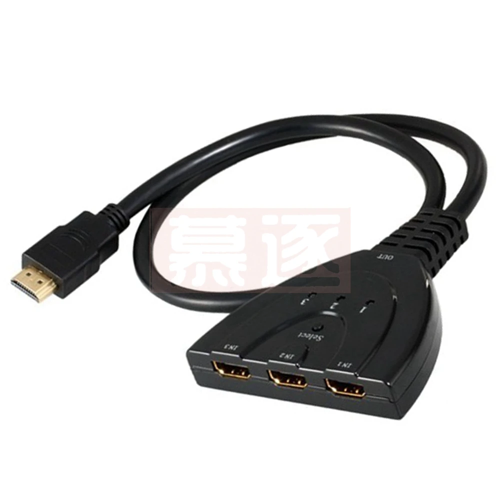 4K * 2K 3 puertos HDMI-kompatibel schalter 1,4 b Conmutador 4K Distribuidor de etiquetas HD 1080p 3-zoll 1-ausgang hub iyo DVD HDTV Xbox PS - imagen 2