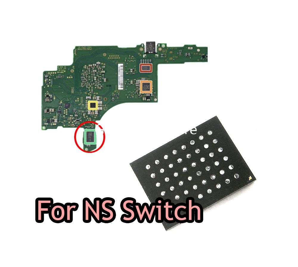 1 unidad para Nintendo Switch NS Control de guía de interruptor IC piezas de reparación guía Control placa base IC Chip - imagen 3