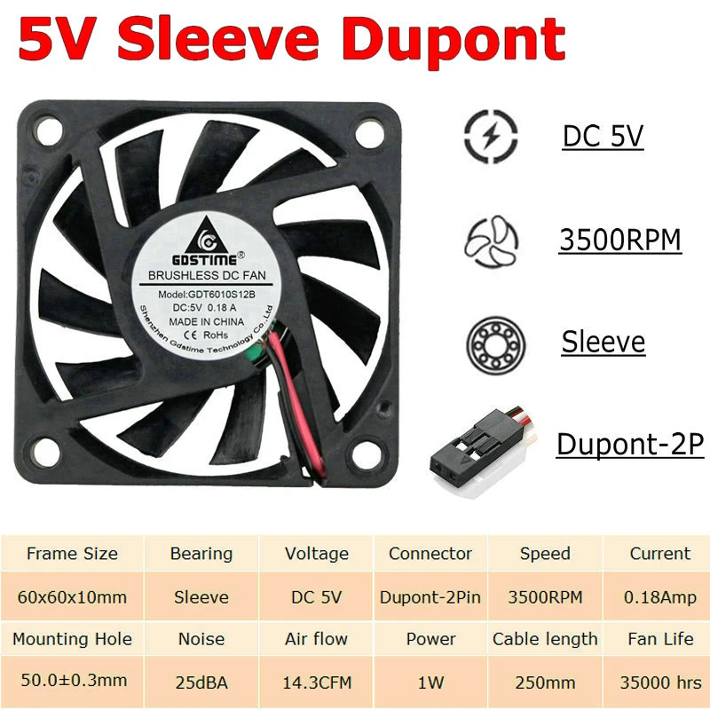 5V Sleeve Dupont
