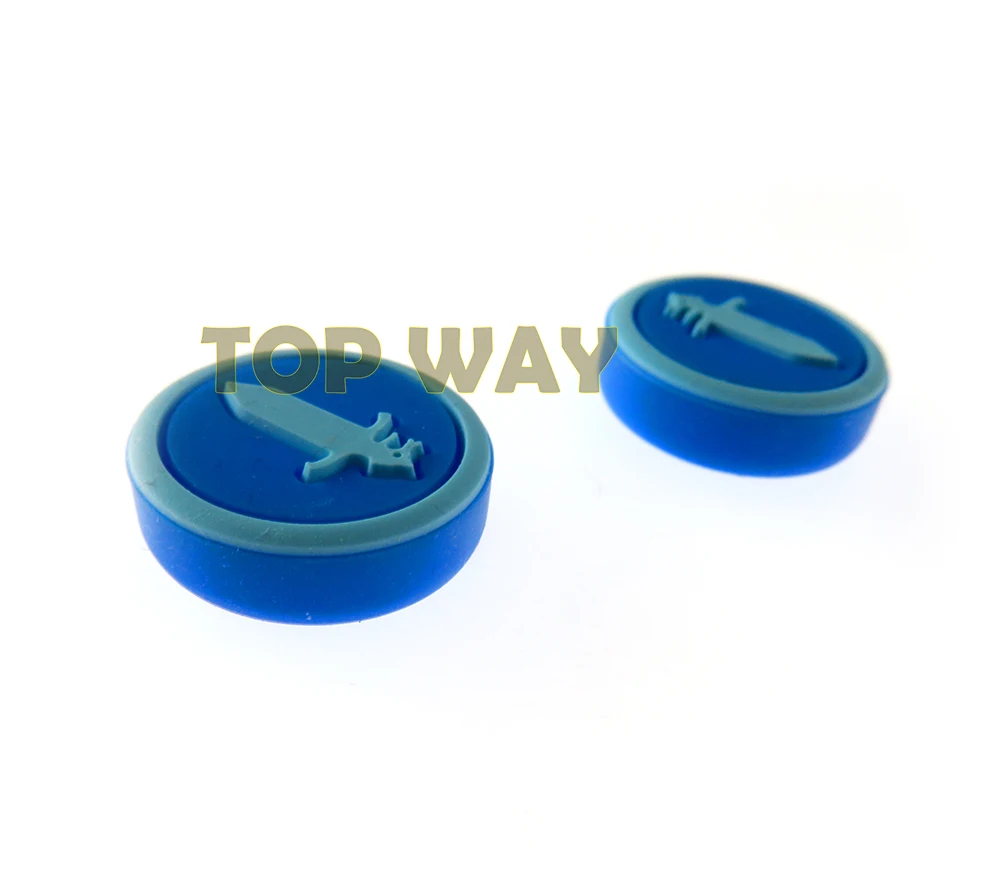 2 uds para Nintendo Switch Lite Joy Con tapa de agarre para pulgar para Nintendo NS Switch lite Joycon silicona antideslizante tapas de agarre - imagen 2