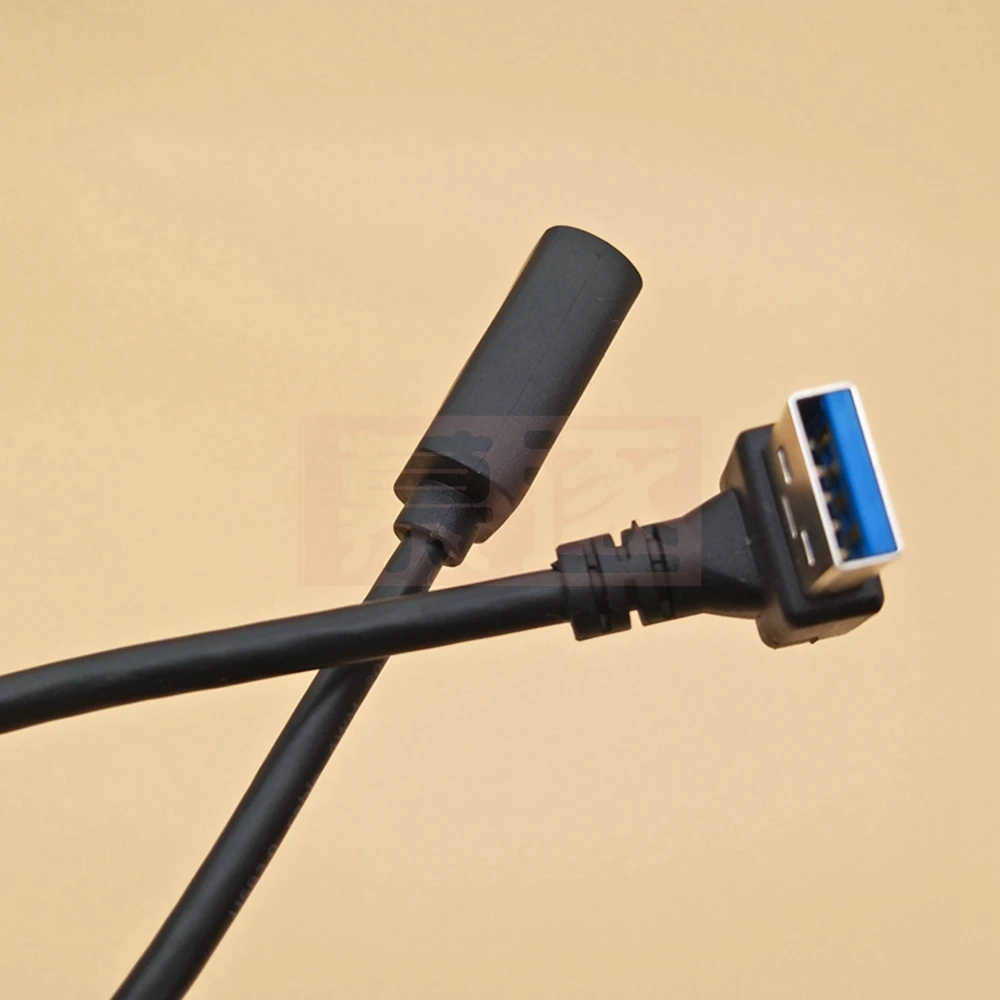 90 grados arriba, abajo, rechts y enlaces Ellenbogen Super Hohe Geschwindigkeit USB 3.0 Mijnnlichen Zu Weiblichen Kabel Verlängerung 30 - imagen 5