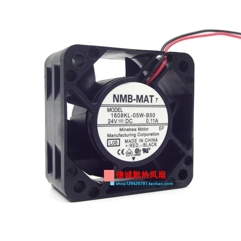 NMB-MAT-ventilador de refrigeración de ordenador industrial, inversor de 4cm, 24V, 0.11A, 4CM, 1608KL-05W-B50, nuevo y original, 4020 - imagen 3