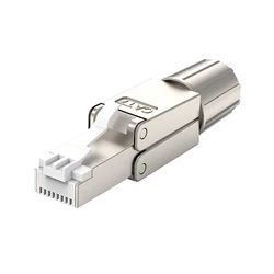 Conector RJ45 de Campo Sin Blindaje Cat 6/6A/7 para Cable Sólido