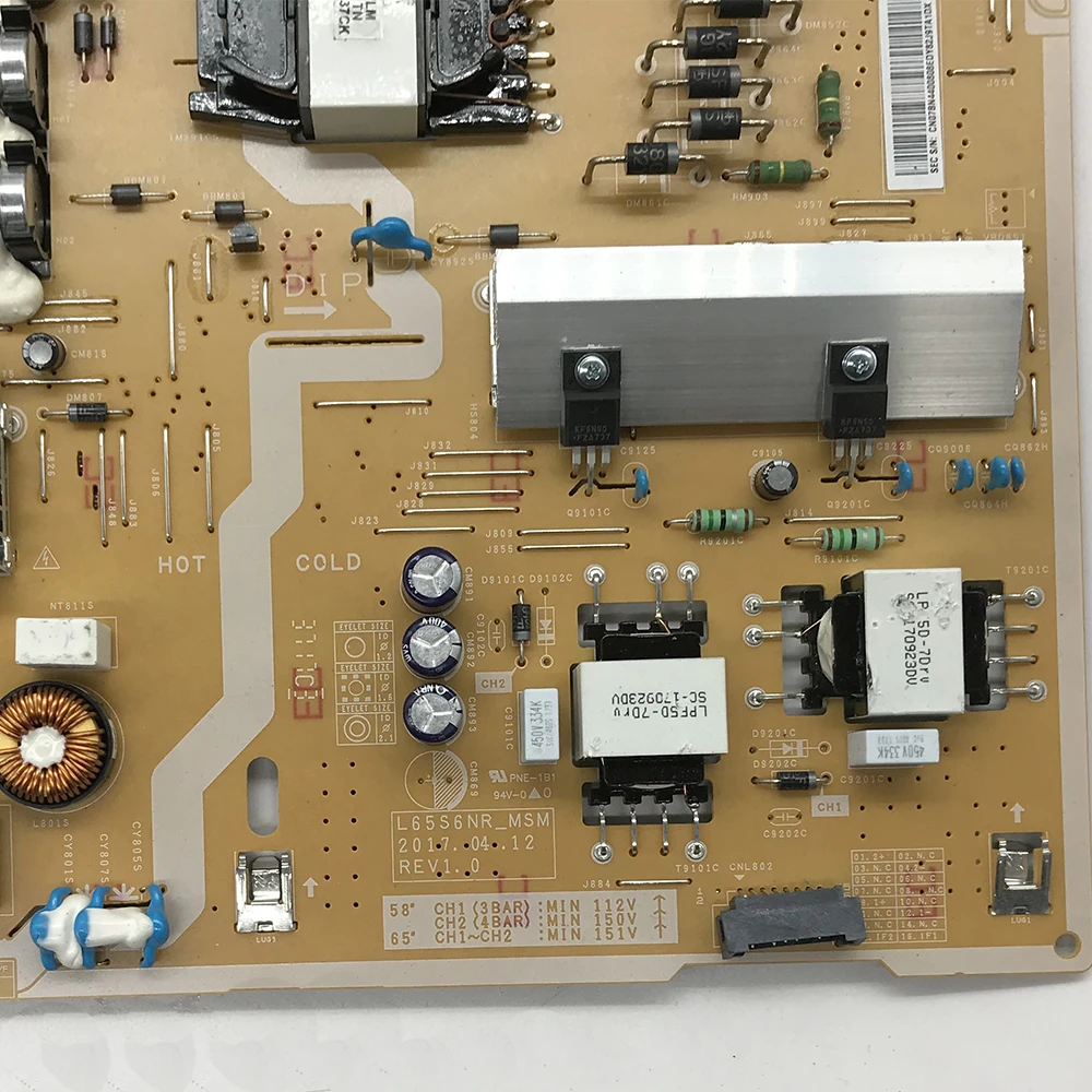 BN44-00808E L65S6NR MSM PSLF261S07B, fuente de alimentación Original, tarjeta de alimentación de TV, equipo Original, placa de soporte de energía para SAMSUNG TV - imagen 3