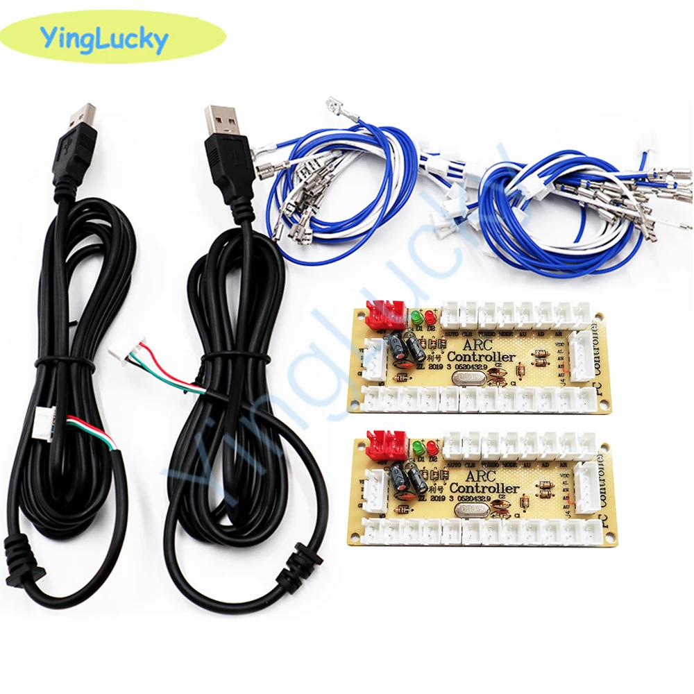 Placa Arcade USB 2 Jugadores – Encoder Compatible MAME PC - imagen 2