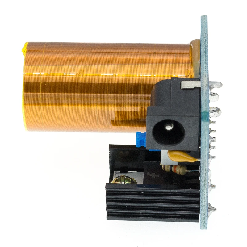 1 Uds BD243 Mini Kit de bobina Tesla accesorios mágicos piezas de bricolaje tecnología de luces vacías electrónica Diy BD243C - imagen 4