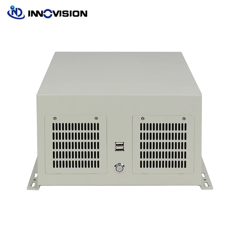 Chasis de ordenador industrial de montaje en pared IPC6204, caja de zapatos, caja ipc para 4 ranuras, placa industrial Matx