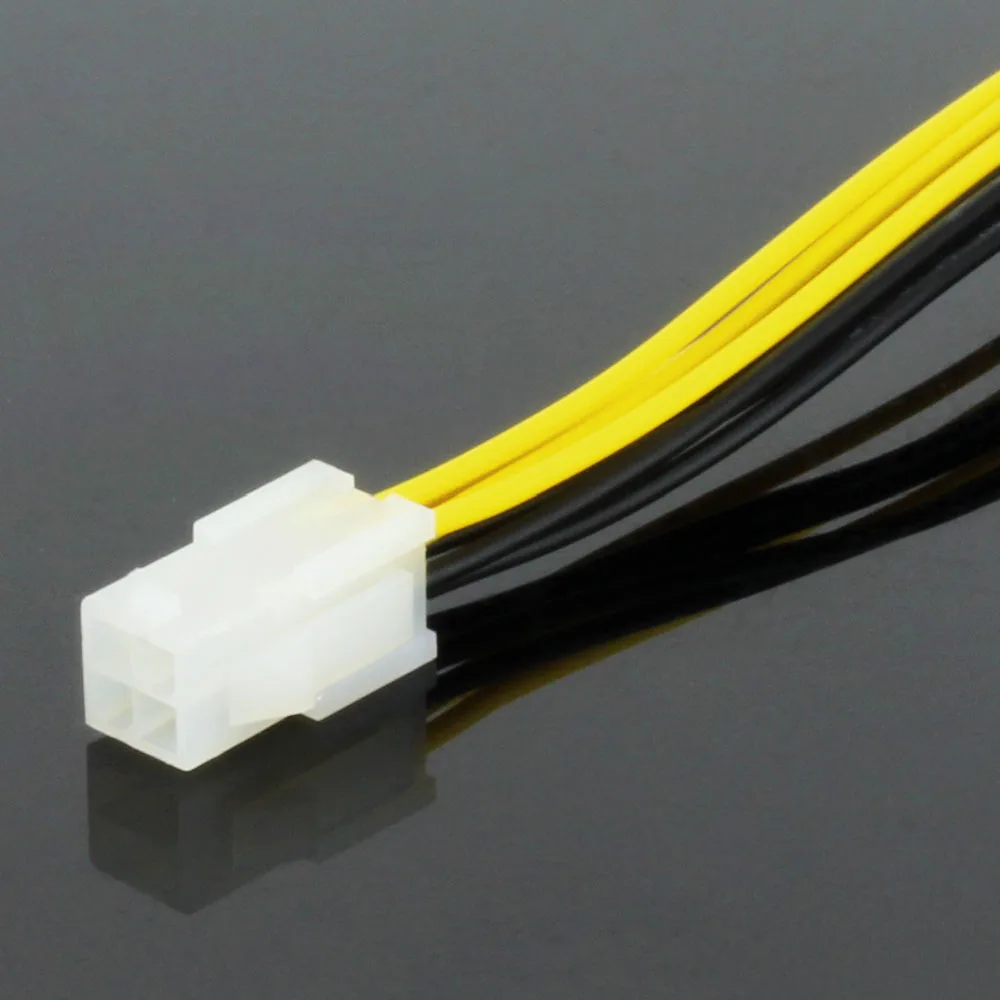 Cable de alimentación ATX de 4 pines hembra a 8 pines macho EPS, adaptador de Cable, placa base de PC, Cable de extensión de línea de alimentación de CPU - imagen 5