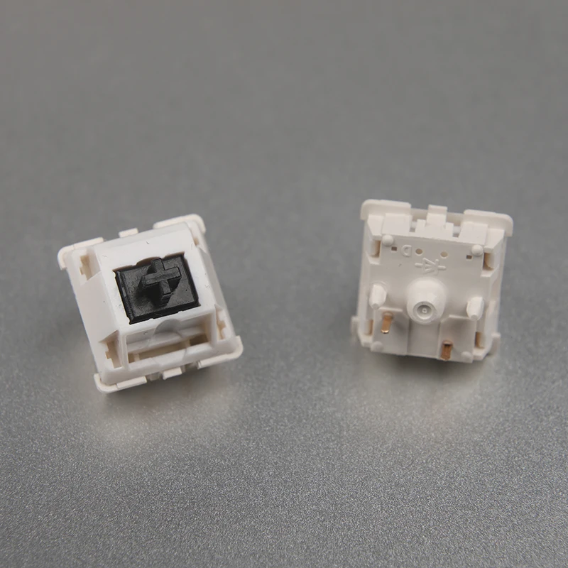 Interruptor de teclado táctil, paquete de 10, interruptor de teclado mecánico de 5 pines de Jade negro para teclados para juegos DIY, Similar a Holy Panda - imagen 3