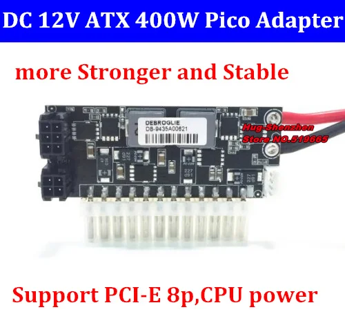 Pico PSU 400W ATX 12V – Interruptor de salida PCI-E 8P Mini ITX - imagen 4