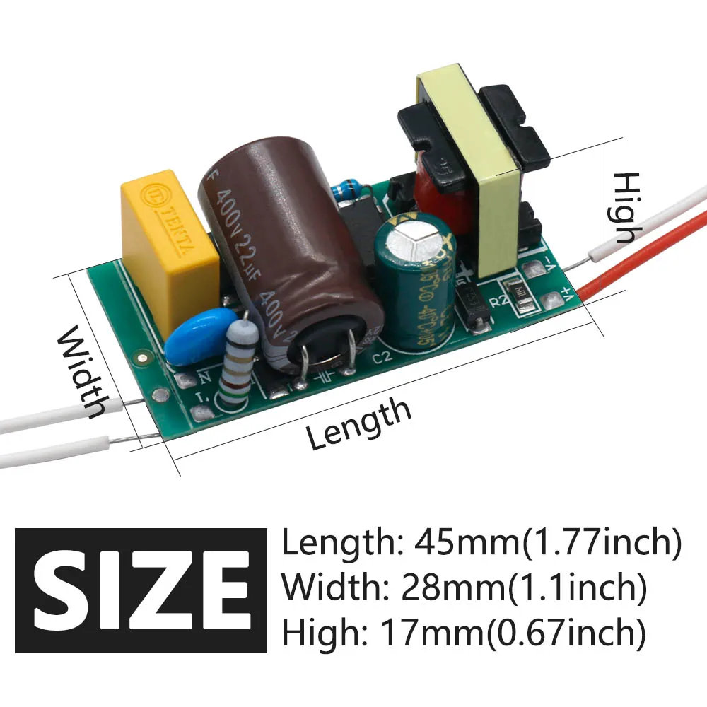 Controlador de corriente constante no aislado LED 36-50W 250mA fuente de alimentación LED unidad adaptable DC90-175V transformadores controlador para LED - imagen 3