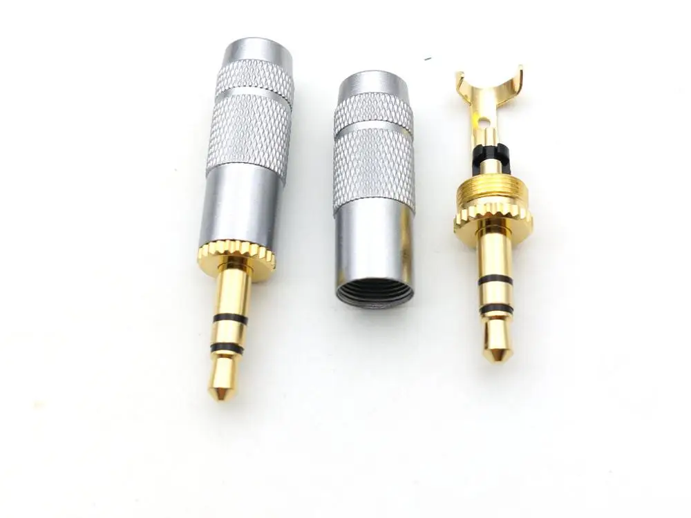 Cable de reparación de auriculares, Conector de soldadura, 1/8 ", 3,5mm, macho, 3 polos, estéreo, 20 Uds. - imagen 5