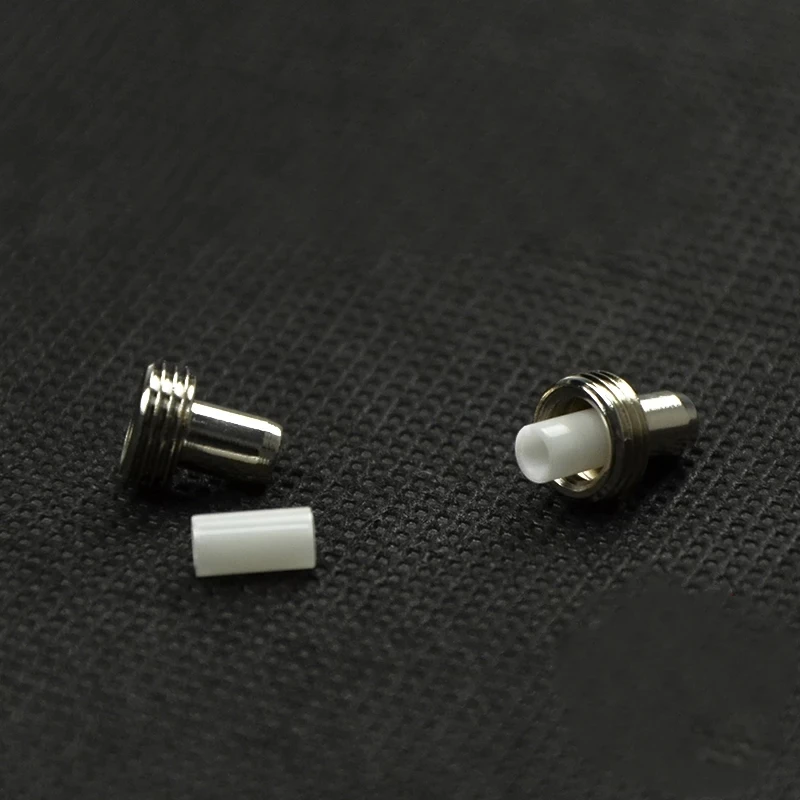 Pieza de metal + funda de cerámica, 10 juegos de 5mm y 7mm para VFL (localizador visual de fallos), accesorio de metal ZrO2, envío gratis, pieza de luz roja ELINK - imagen 3