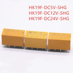 HK19F Rele de Potencia DPDT PCB - Montaje en placa compacto y fiable