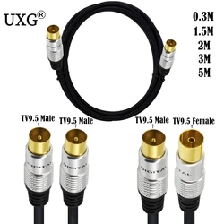 Cable Coaxial RG59 para Televisión – Conector Chapado Oro 75 Ohm