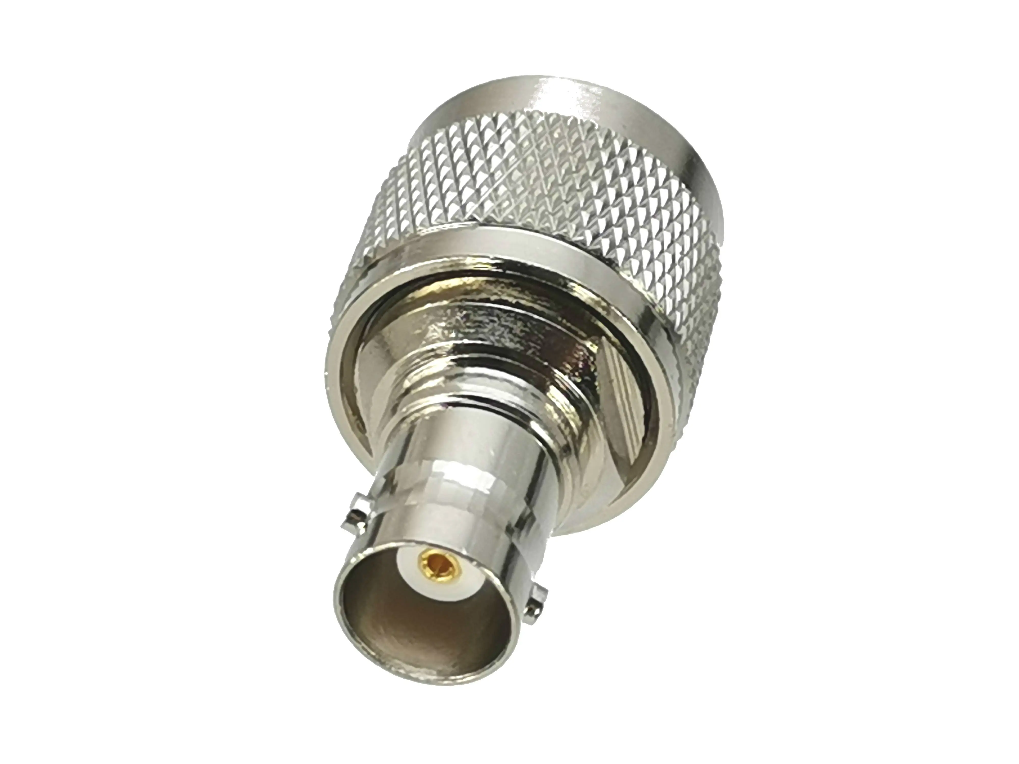 Adaptador BNC hembra a N macho - Vista lateral