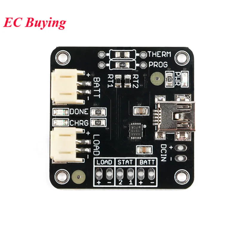 CJMCU-73833 MCP73833 Placa controladora de gestión de carga lineal cargador de polímero de litio módulo de batería de iones de litio - imagen 4
