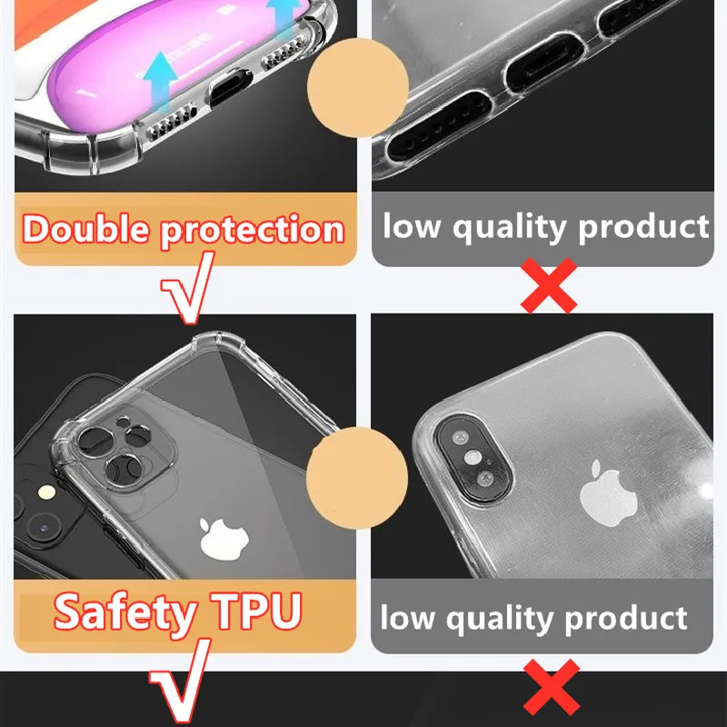 Funda Transparente Silicona iPhone 11 – Protección Anti Golpes - imagen 5