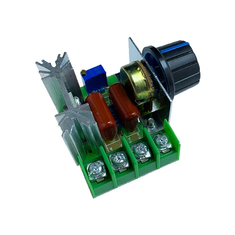 1 Uds. Controlador de velocidad del Motor ajustable de 2000W regulador de voltaje controlador de velocidad del Motor de CA 50-220V 25A Motor