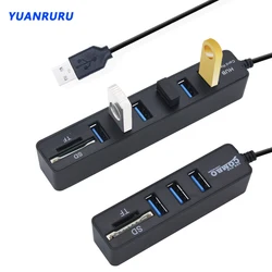 Hub USB Tipo C 2.0 OTG Multi Puertos con Lector SD y TF