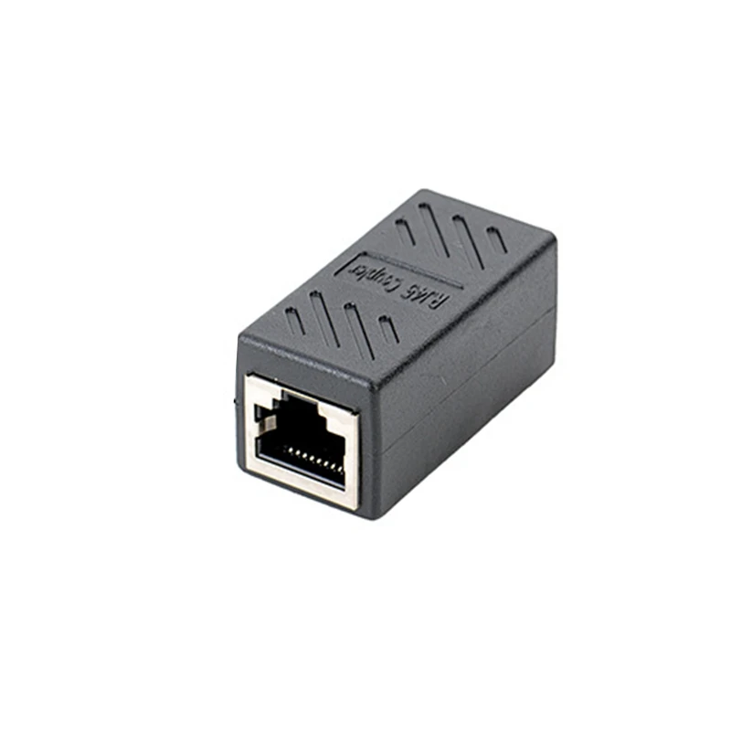 Adaptador de conector LAN de red hembra a hembra, extensor de acoplador, convertidor de extensión de Cable Ethernet RJ45, conectores de ordenador - imagen 2