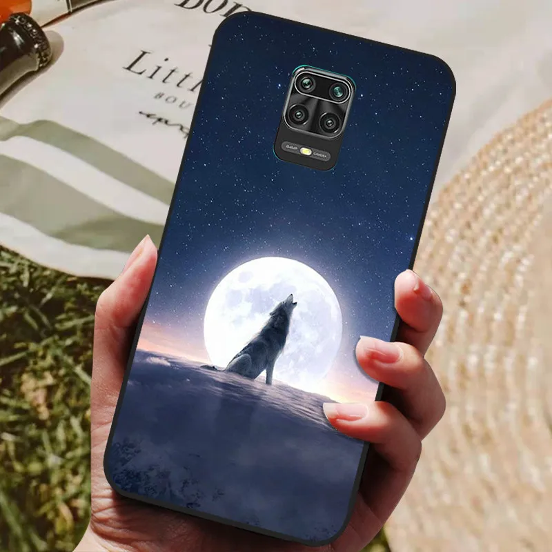 Para Xiaomi Redmi Note 9S funda lindo gato suave TPU funda de silicona para Xiaomi Redmi Note 9 Pro funda de teléfono parachoques negro Redmi Note9 - imagen 4