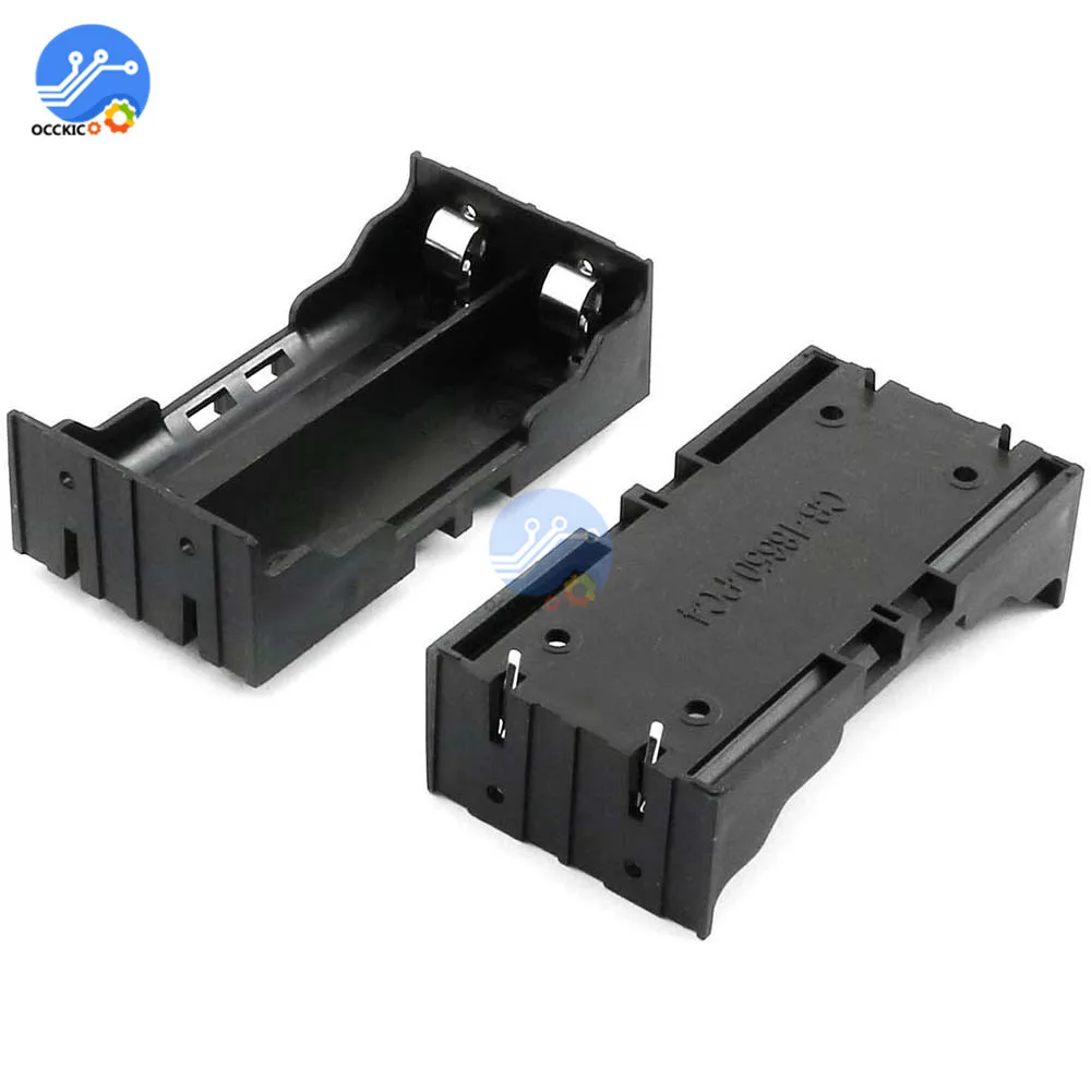 Caja de almacenamiento de batería 1x2x3x4x18650, 1, 2, 3, 4 ranuras, soporte para banco de energía 18650, contenedor de baterías con Pin duro - imagen 3