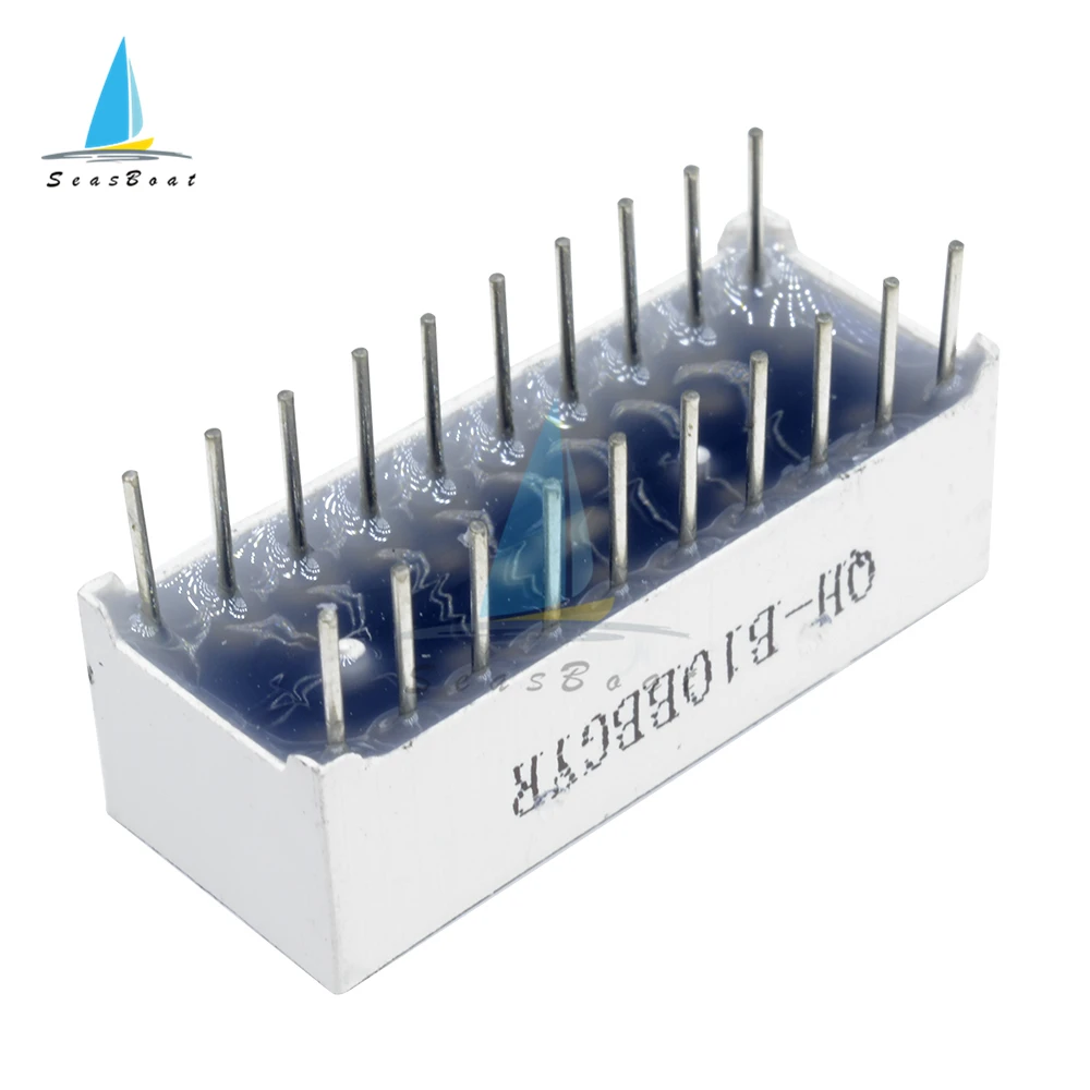 Pantalla LED para barógrafo de 10 segmentos, indicador de gráfico de barra LED DIP, módulo de visualización de gráfico de barra en color rojo, amarillo, verde y azul, DIY - imagen 5