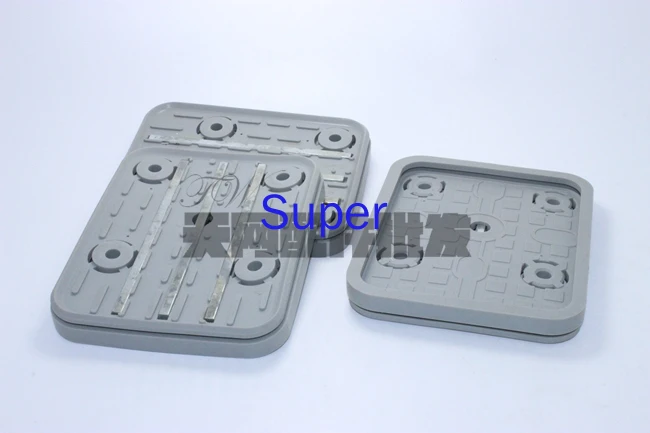 Goma de succión de vacío CNC 140*115*17mm con tira de Metal - imagen 3