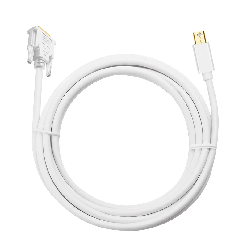 Cable Mini DP a DVI 1080p(1920 × 1080), a DVI Cable Mini DisplayPot, adaptador Thunderbolt a DVI para proyector de TV, Mini DP DVI - imagen 3