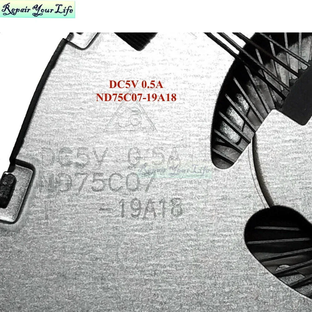 Ventilador de refrigeración de CPU L68134-001 para HP Pavilion 15-DY 14-DQ TPN-Q221 ND75C07-19A18 L68133 ND55C41-19A19 radiador enfriador de PC portátil - imagen 5
