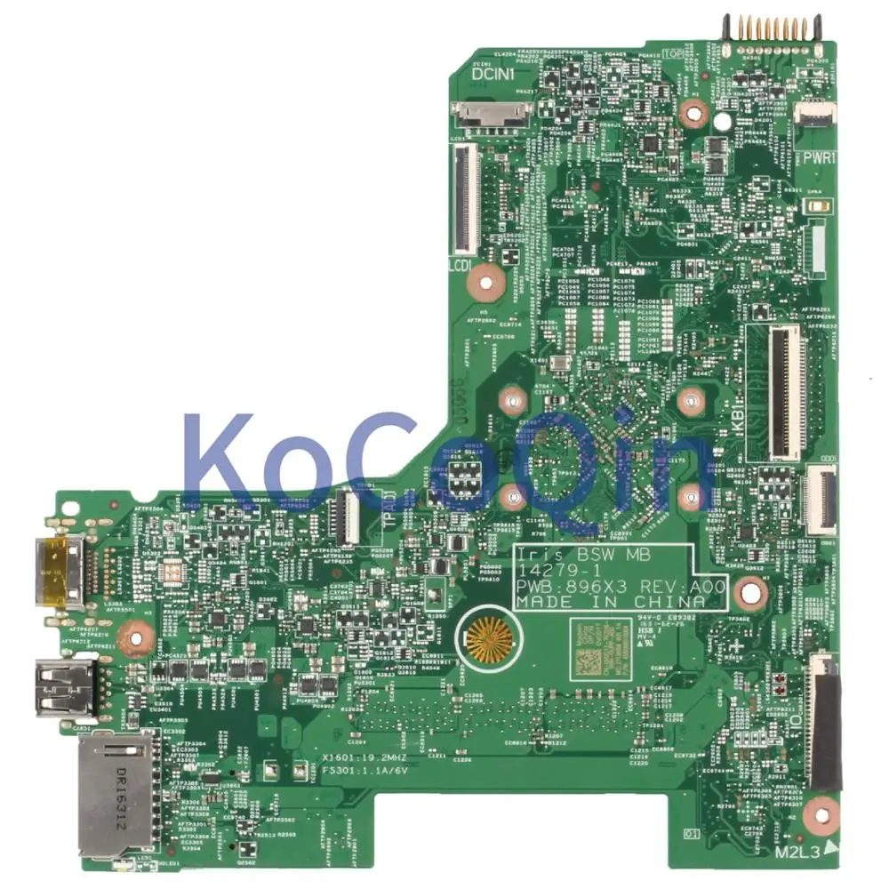 Placa base para portátil DELL Inspiron 15, 3452, 3552, 3441, 3451, Pentium N3710, 14279-1, CN-0V0D1T, 0V0D1T, SR2KL - imagen 4