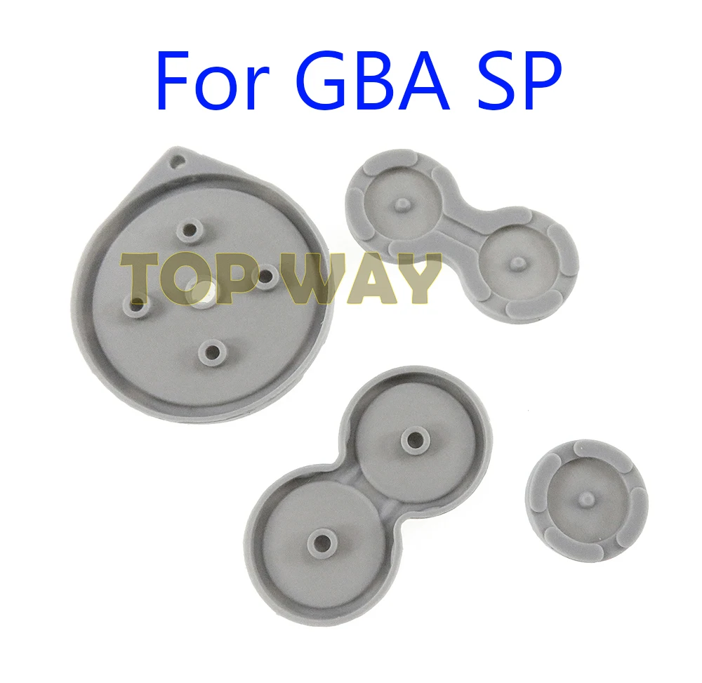 50 juegos de goma adhesiva conductora para teclas de consola GBA SP para Gameboy Advance SP