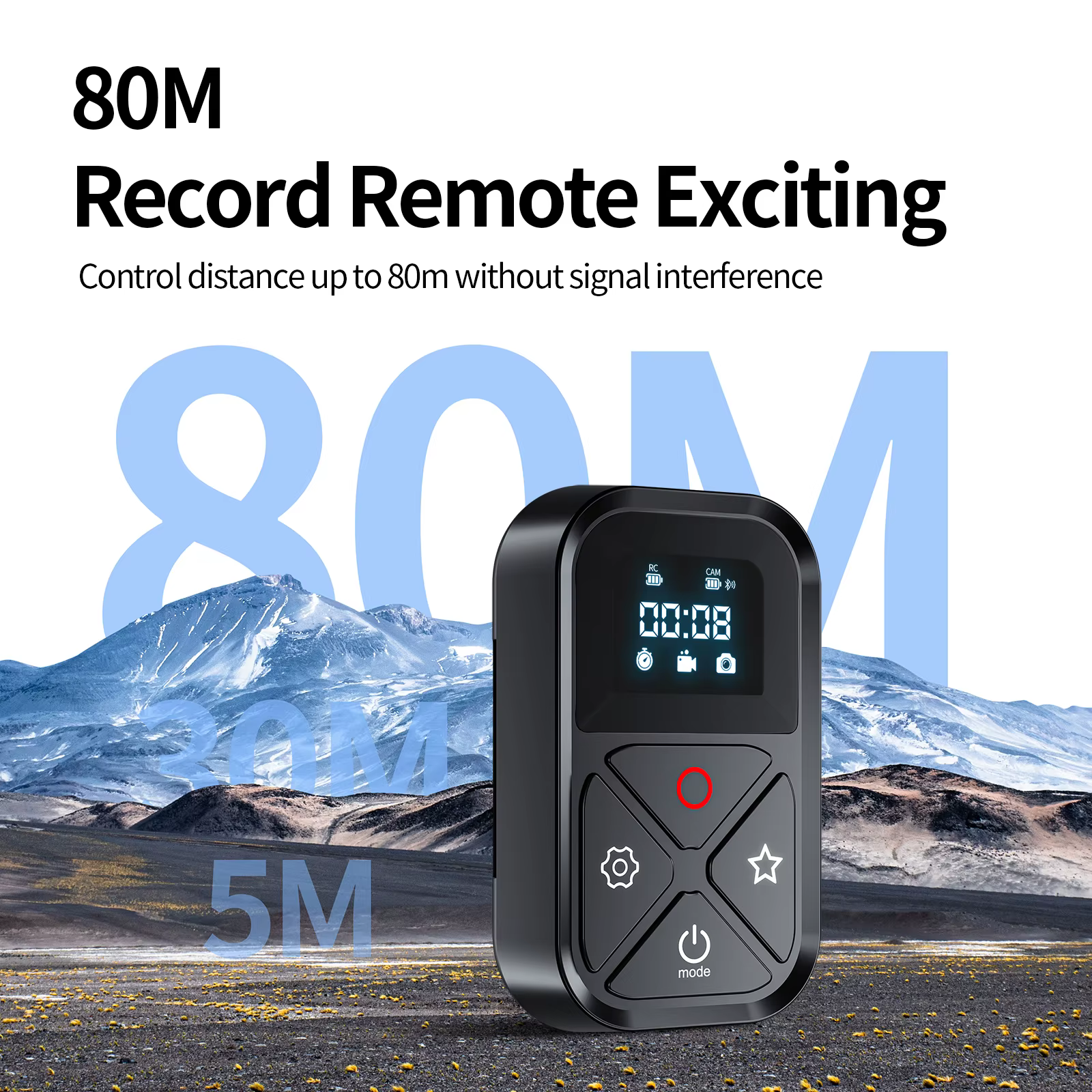 Mando Bluetooth TELESIN con Pantalla para GoPro Hero - imagen 5