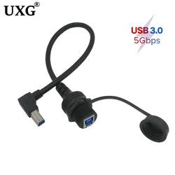 Cable Extensor USB 3.0 90° – IP67 Resistente Agua y Polvo