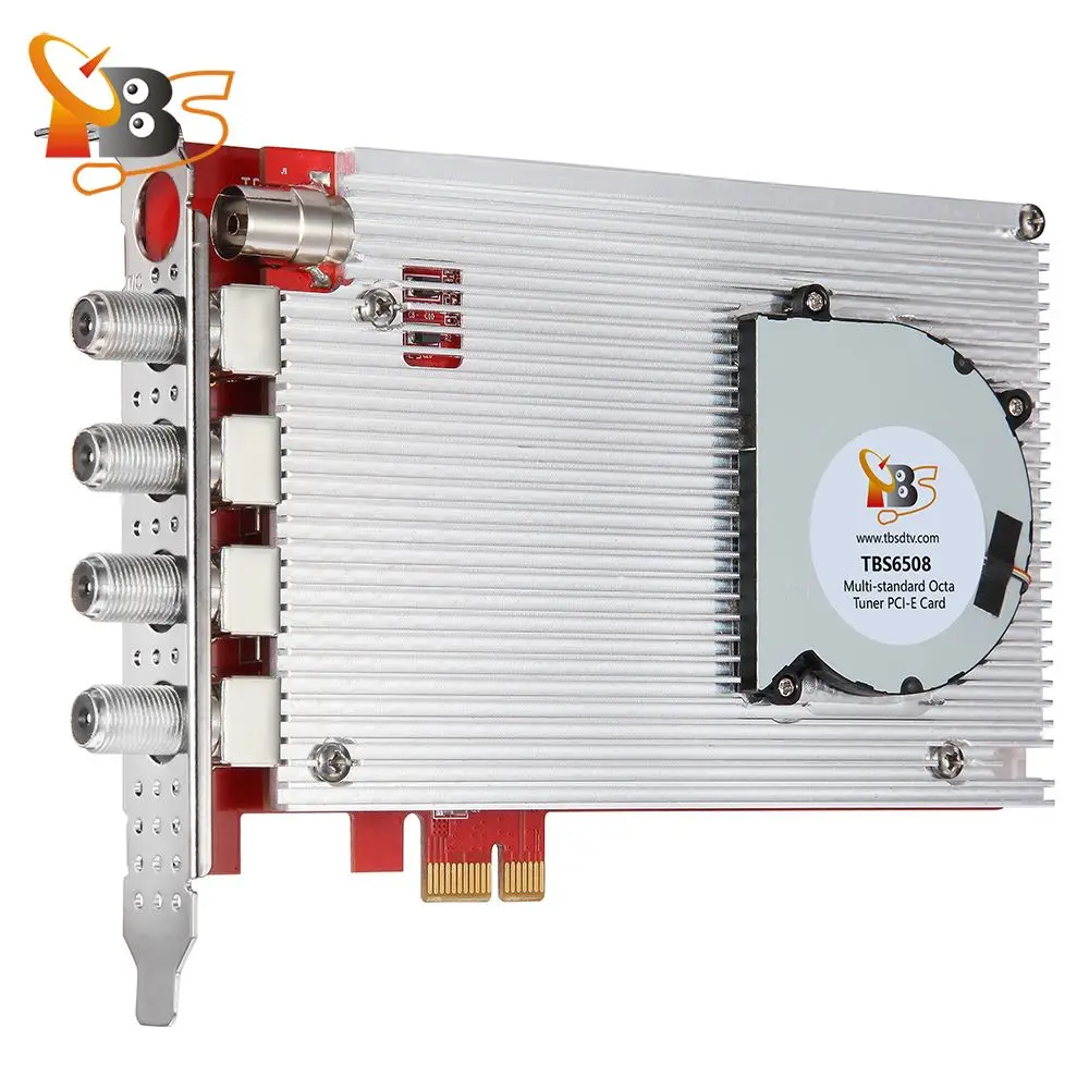 Sintonizador de tarjeta PCI-e compatible con VCM, CCM, QPSK, 8PSK, 16APSK, 32APSK, TBS6508, DVB-S2X/S2/S/T2/T/C2/C/ISDB-T - imagen 4