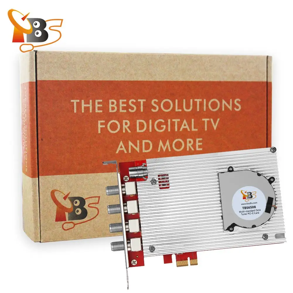 Sintonizador de tarjeta PCI-e compatible con VCM, CCM, QPSK, 8PSK, 16APSK, 32APSK, TBS6508, DVB-S2X/S2/S/T2/T/C2/C/ISDB-T - imagen 2