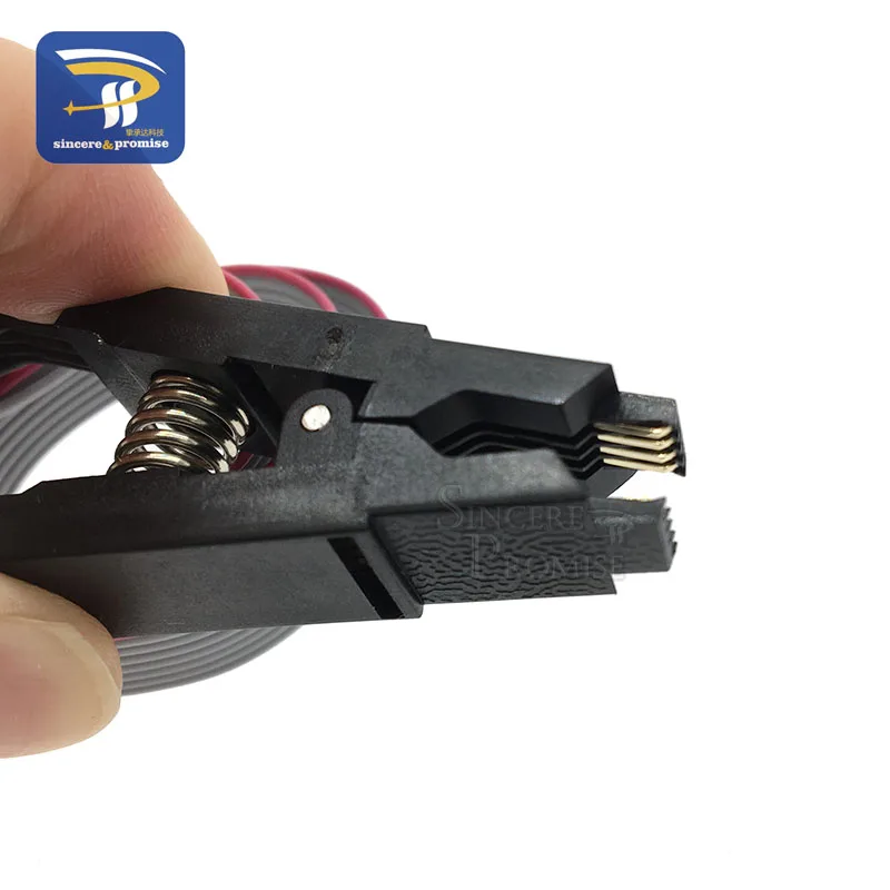 Clip de prueba SOIC8 SOP8 para adaptador EEPROM 93CXX / 25CXX / 24CXX + módulo programador USB Flash BIOS serie CH341 24 25 - imagen 3